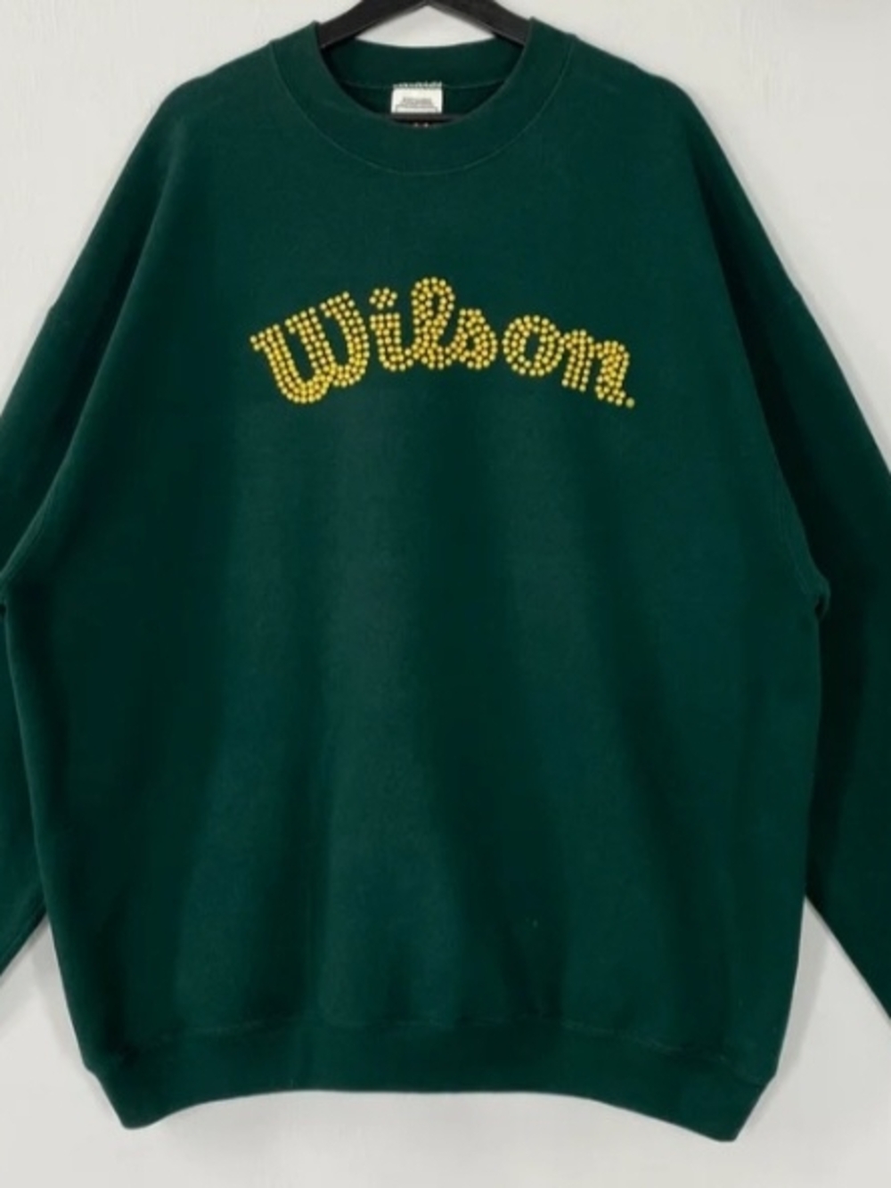 90's Vintage Wilson Dark Green Sweatshirt 3xl Like New